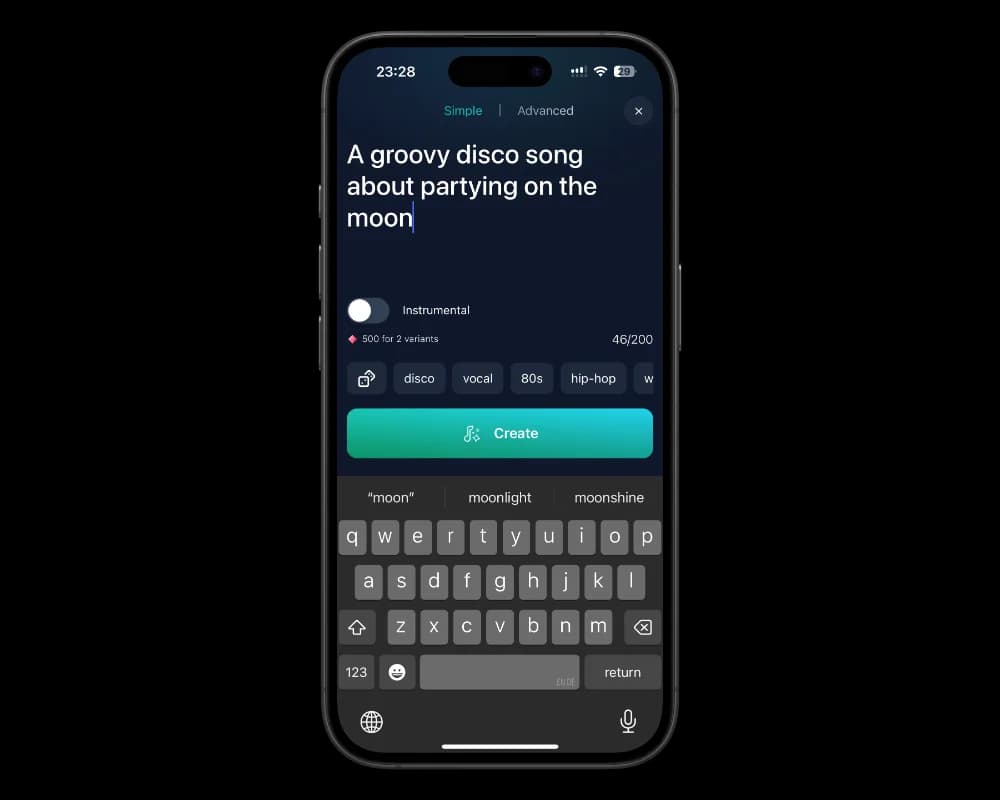 Generate AI Song with Voices AI